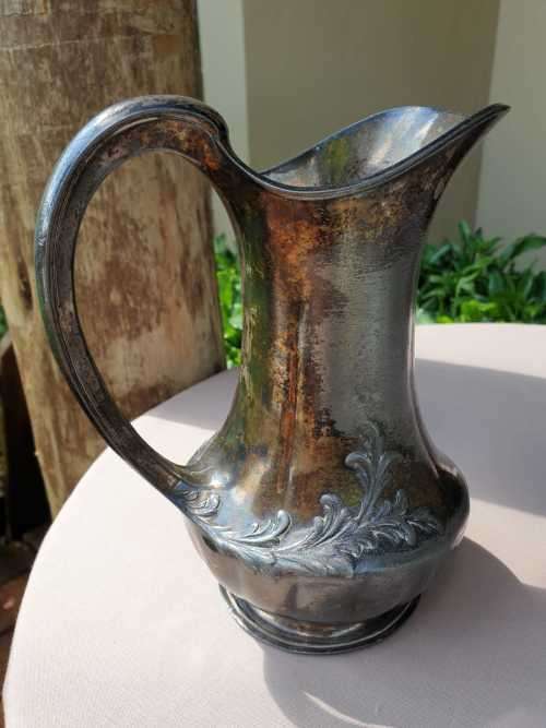 VERY SPECIAL! ORFEVRERIE GALLIA SILVER-PLATED MILK JUG FROM FRANCE