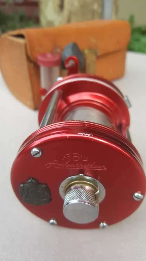 RARE VINTAGE ABU AMBASSADEUR 6000 MULTIPLIER FISHING REEL