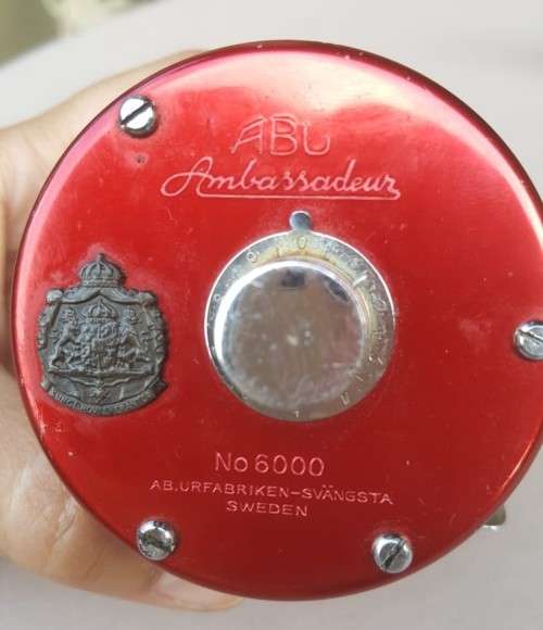 RARE VINTAGE ABU AMBASSADEUR 6000 MULTIPLIER FISHING REEL