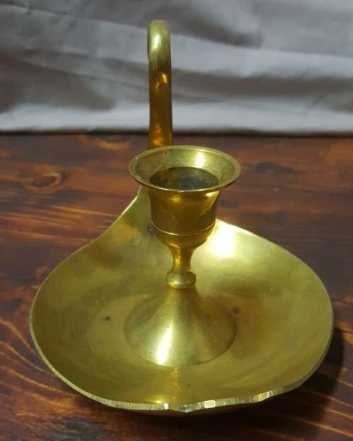 CUTE SMALL BRASS SWAN CANDLE HOLDER