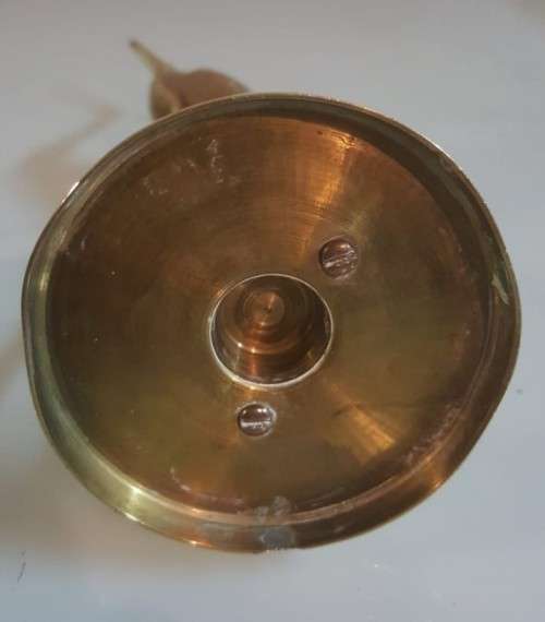 ENDEARING VINTAGE PAIR OF BRASS COURTING CRANES