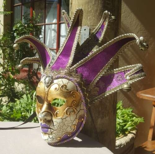 ORIGINAL HAND PAINTED VENEZIA MASQUERADE MASK MADE IN ITALY