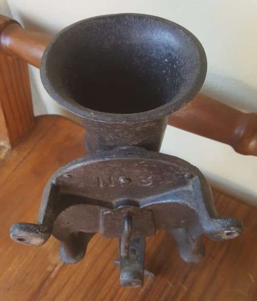 ANTIQUE VICTORIAN 1860S LOVELOCK LONDON NO 3 COFFEE GRINDER