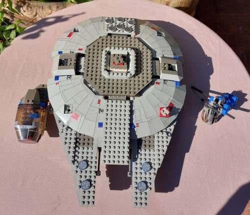 ORIGINAL LEGO STAR WARS FIRST (2000) MILLENIUM FALCON (7190) 98% COMPLETE