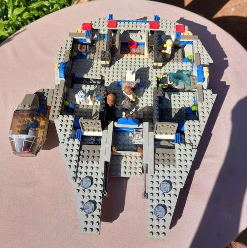 ORIGINAL LEGO STAR WARS FIRST (2000) MILLENIUM FALCON (7190) 98% COMPLETE