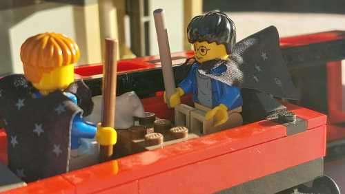 ORIGINAL LEGO HARRY POTTER FIRST HOGWARTS EXPRESS (4708) FROM 2001 - ABOUT 95% COMPLETE