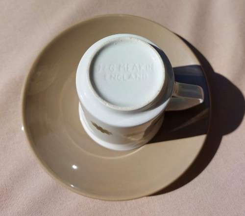 LARGE VINTAGE RETRO JandG MEAKIN ENGLAND COFFEE/TEA SET WITH GALAXY STAR DECORATION