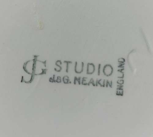 LARGE VINTAGE RETRO JandG MEAKIN ENGLAND COFFEE/TEA SET WITH GALAXY STAR DECORATION