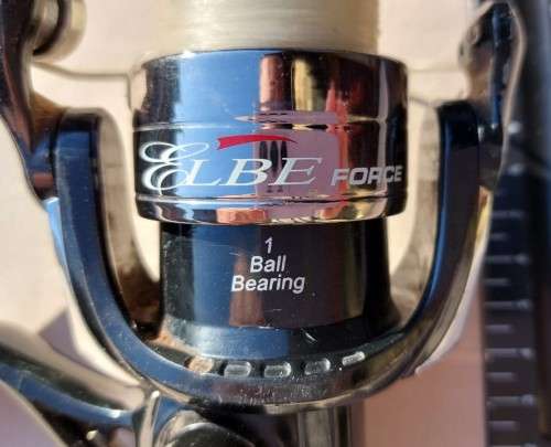 ELBE FORCE LIGHTING FISHING SPINNING REEL WITH A SPOOL FULL OF LINE