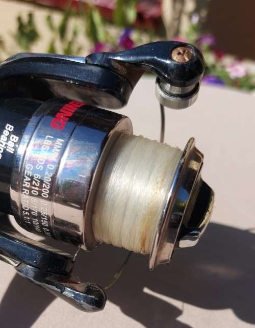 ELBE FORCE LIGHTING FISHING SPINNING REEL WITH A SPOOL FULL OF LINE