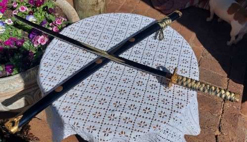 SAMURAI KATANA SWORD WITH SCABBARD WELL MADE WITH 440 STAINLESS STEEL IN TAIWAN