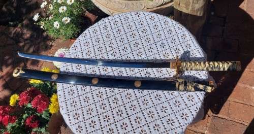 SAMURAI KATANA SWORD WITH SCABBARD WELL MADE WITH 440 STAINLESS STEEL IN TAIWAN