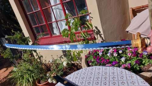 SAMURAI KATANA SWORD WITH SCABBARD WELL MADE WITH 440 STAINLESS STEEL IN TAIWAN