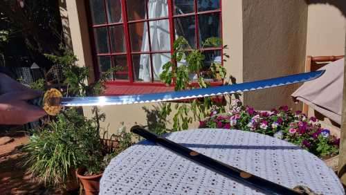 SAMURAI KATANA SWORD WITH SCABBARD WELL MADE WITH 440 STAINLESS STEEL IN TAIWAN