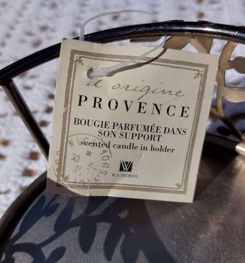 D ORIGINE PROVENCE FRANCE SCENTED CANDLE HOLDER