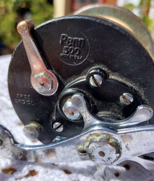 VINTAGE PENN JIGMASTER 500 SALTWATER FISHING REEL MADE IN USA