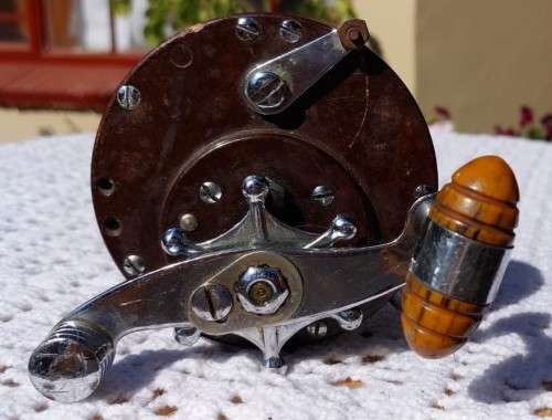 VINTAGE TATLER 3 BIG GAME FISHING REEL MADE IN ENGLAND