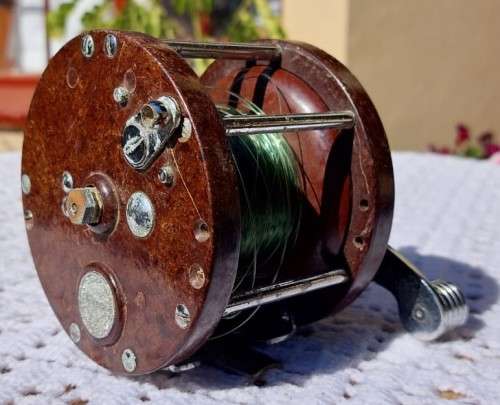 VINTAGE TATLER 3 BIG GAME FISHING REEL MADE IN ENGLAND