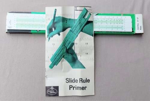 VINTAGE 1971 FABER-CASTELL SLIDE RULER RIETZ MODEL NO 57/87 MADE IN GERMANY