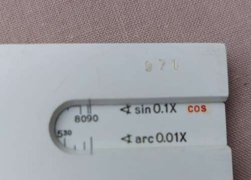 VINTAGE 1971 FABER-CASTELL SLIDE RULER RIETZ MODEL NO 57/87 MADE IN GERMANY