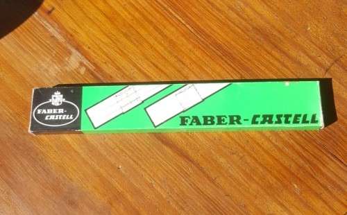 VINTAGE 1971 FABER-CASTELL SLIDE RULER RIETZ MODEL NO 57/87 MADE IN GERMANY