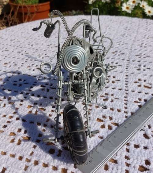 WIRE HANDMADE HARLEY DAVIDSON MOTORBIKE