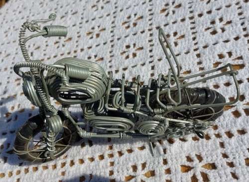 WIRE HANDMADE HARLEY DAVIDSON MOTORBIKE