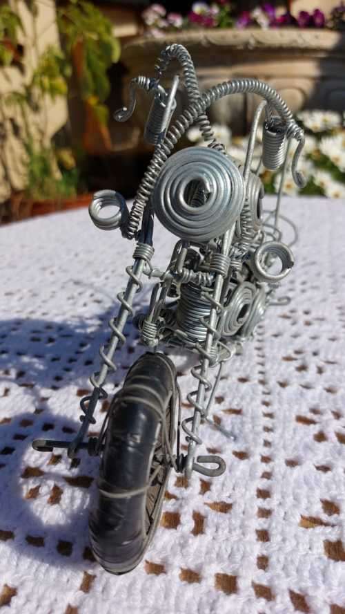 WIRE HANDMADE HARLEY DAVIDSON MOTORBIKE