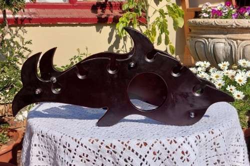 UNIQUE DOLPHIN WINE HOLDER
