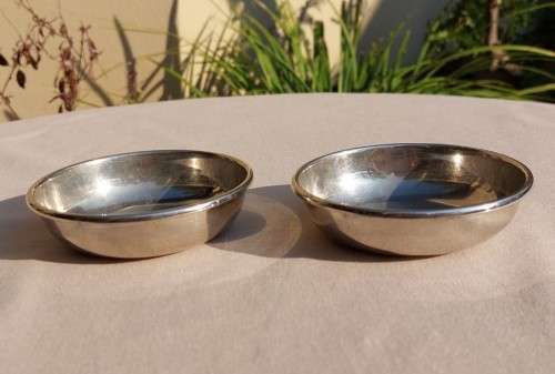 VINTAGE OLRI ITALIAN SILVER PLATED BOWLS OR CUPS