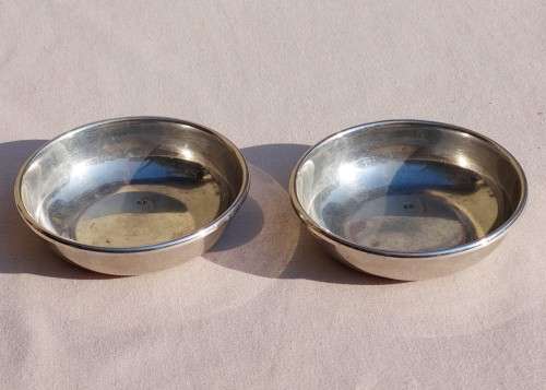 VINTAGE OLRI ITALIAN SILVER PLATED BOWLS OR CUPS