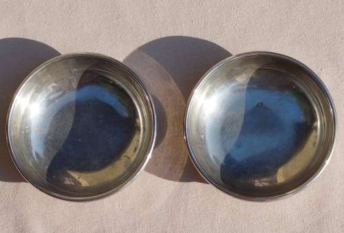 VINTAGE OLRI ITALIAN SILVER PLATED BOWLS OR CUPS