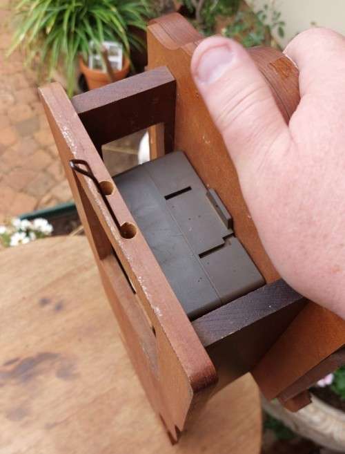 HERMLE GERMANY WOODEN QUARTZ 1217 WALL CLOCK - BODY AND PARTS COMPLETE BUT REGRETTABLY NOT WORKING