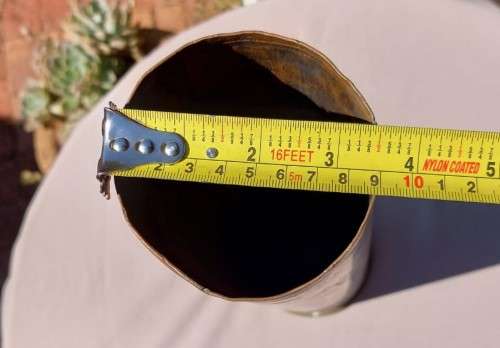 AWESOME BUSH-WAR 1972 ERA 90MM ELAND TANK HEAVY BRASS SHELL CASING FOR YOUR COLLECTION