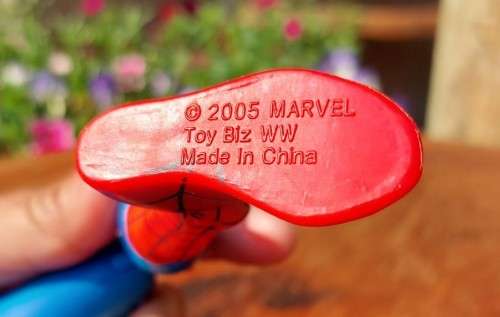 RARE 2005 MARVEL 30CM HIGH POSABLE SPIDERMAN ACTION FIGURE BY TOY BIZ WITH 27 ARTICULATED POINTS