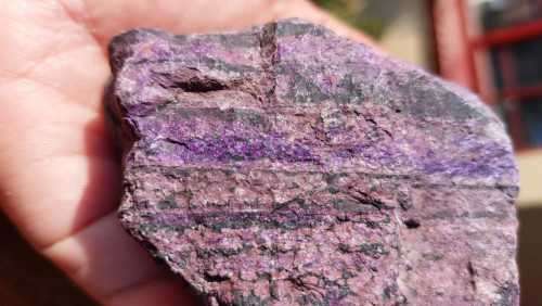 GORGEOUS LILAC GRANDMOTHER LIPIDOLITE STONE ROCK SAMPLE