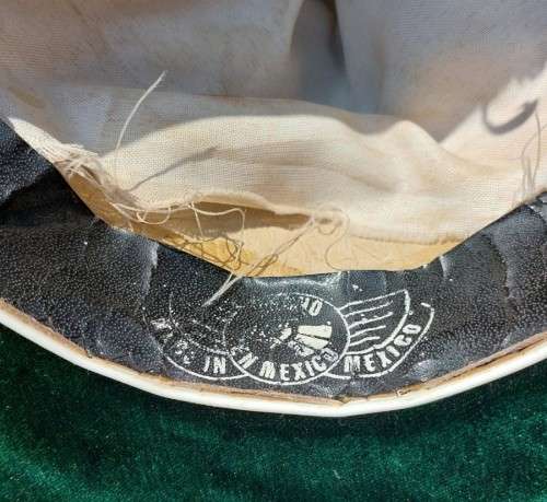 AUTHENTIC HANDMADE MEXICAN SOMBRERO HAT BY BELRI  LARGE 57CM DIAMETER