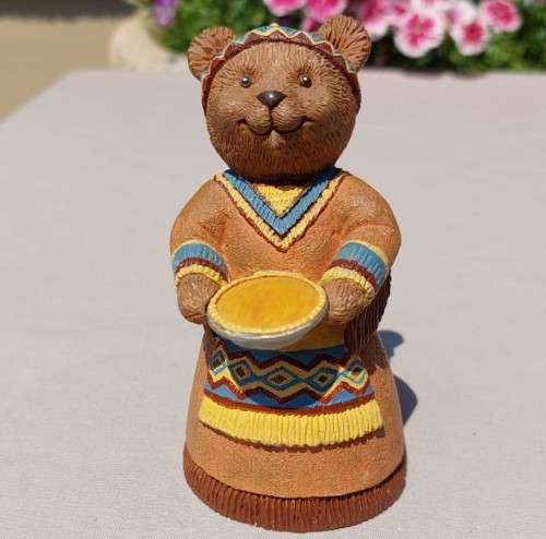 COUPLE OF CERAMIC TEDDY BEAR TALES FIGURINES