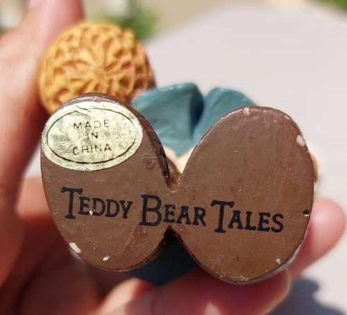 COUPLE OF CERAMIC TEDDY BEAR TALES FIGURINES