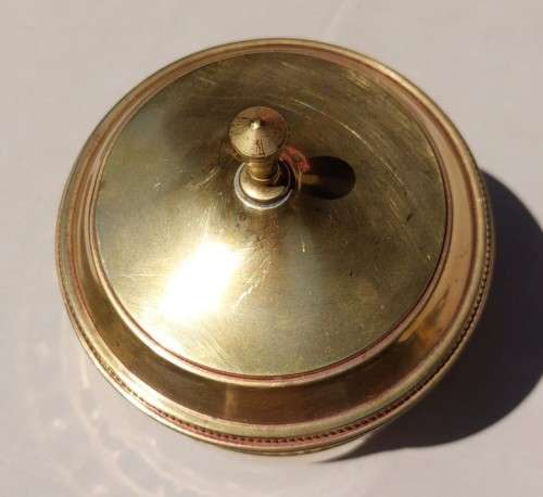 KMD ROYAL DAALDEROP DUTCH BRASS TABAK AND SIGAREN CONTAINERS c1900-1930