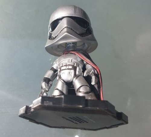 CAPTAIN PHASMA (NO 1 of 3 HEAD STRAIGHT) WITH BATON AND CAPE STAR WARS LAST JEDI 2017 FUNKO MYSTERY