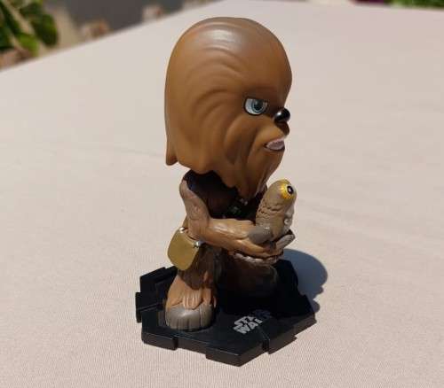 WOOKIEE CHEWBACCA HOLDING A PORG STAR WARS LAST JEDI 2017 FUNKO MYSTERY MINI ACTION FIGURE