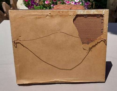 FAMOUS HONG KONG ARTIST FC CHEUNG  ORIGINAL SIGNED OIL ON CANVAS PAINTING OF CHINESE JUNK BOATS