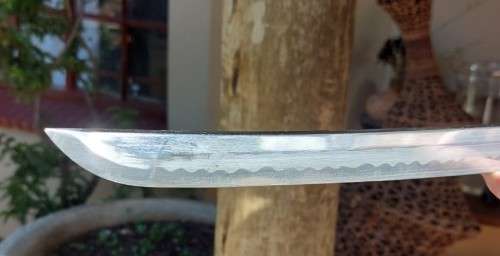 SAMURAI KATANA SWORD WITH WOODEN SCABBARD WELL MADE WITH STAINLESS STEEL IN JAPAN