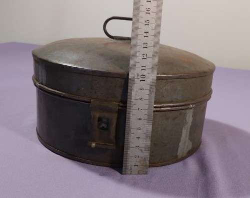 VICTORIAN 1850S ANTIQUE TOLEWARE SPICE TIN  150 YEARS OLD!  ORIGINAL ANTIQUE VICTORIAN TOLEWARE SPI