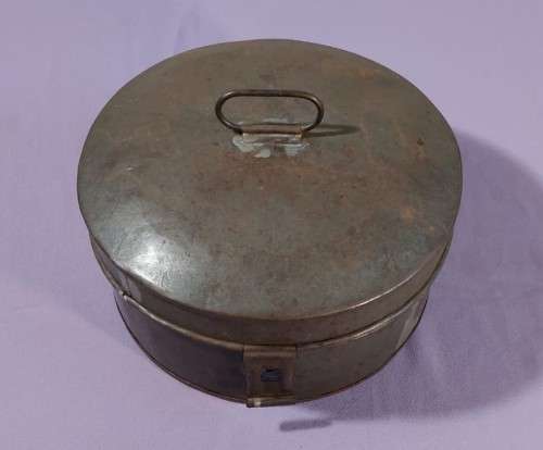 VICTORIAN 1850S ANTIQUE TOLEWARE SPICE TIN  150 YEARS OLD!  ORIGINAL ANTIQUE VICTORIAN TOLEWARE SPI