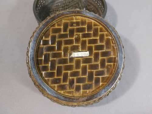 CHINESE WOVEN BAMBOO TIFFIN (FOOD) BASKET WITH 3 COMPARTMENTS