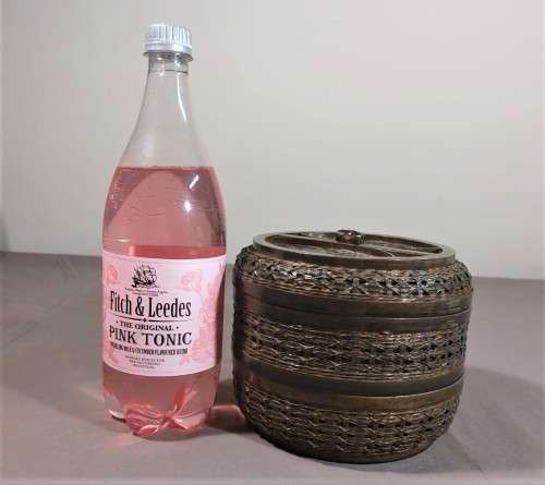 CHINESE WOVEN BAMBOO TIFFIN (FOOD) BASKET WITH 3 COMPARTMENTS