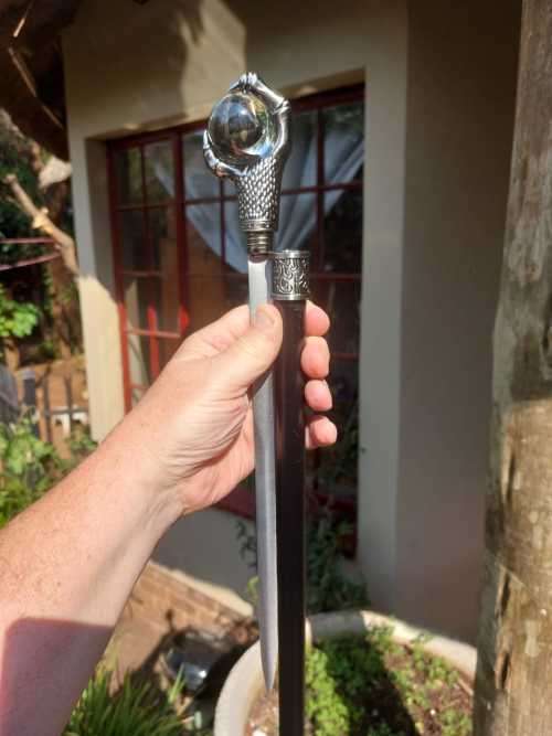 DRAGONS CLAW WALKING CANE DAGGER COMBO