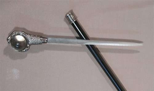 DRAGONS CLAW WALKING CANE DAGGER COMBO